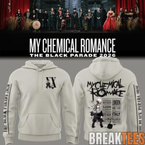 My Chemical Romance The Black Parade TOUR 2026 Hoodie 1