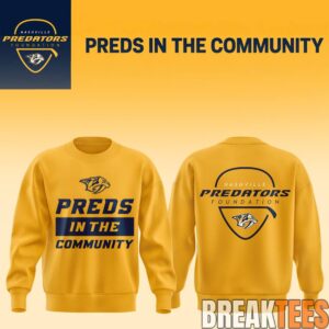 Nashville Predators Preds In The Community Foundation Sweatshirt