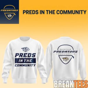Nashville Predators Preds In The Community Foundation Sweatshirt 1