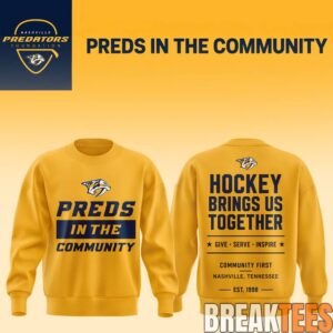 Nashville Predators Preds In The Community Foundation Sweatshirt 2