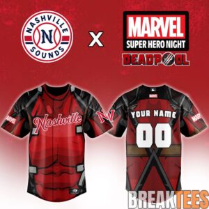 Nashville Sounds Marvel Night Custom Jersey