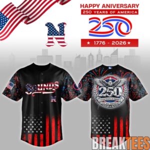 Nashville Sounds x 250 Years USA Anniversary Jersey Limited Edition