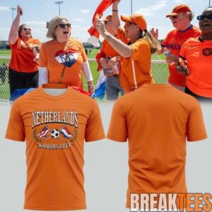 Netherlands Soccer City Heather Orange Shirt