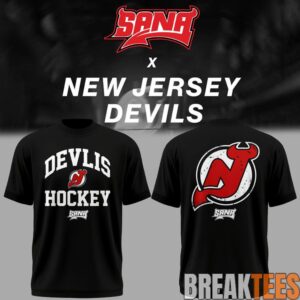 New Jersey Devils x SANA Limited Edition Black Shirt