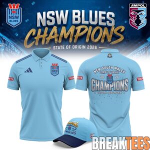 New South Wales Blues 2026 State Of Origin Champions Champions Polo