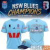 NY Knicks 2026 NBA Finals Champs Hello Kitty Blue T-Shirt