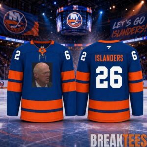 New York Islanders Lou Lamoriello Meme Third Hockey Jersey