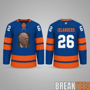 New York Islanders Lou Lamoriello Meme Third Hockey Jersey 1