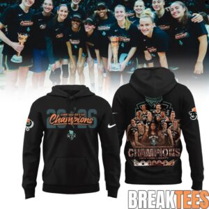 New York Liberty 2026 WNBA Commissioner’s Cup Champions Hoodie