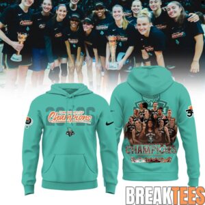 New York Liberty 2026 WNBA Commissioner’s Cup Champions Hoodie 1