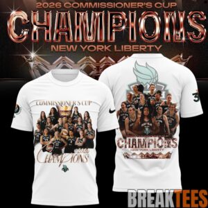 New York Liberty 2026 WNBA Commissioner’s Cup Champions T-Shirt 2 New York Liberty 2026 WNBA Commissioner’s Cup Champions T-Shirt 2
