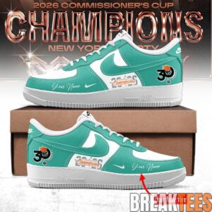 New York Liberty WNBA Commissioner’s Cup Champions 2026 Air Force 1 Shoes 1