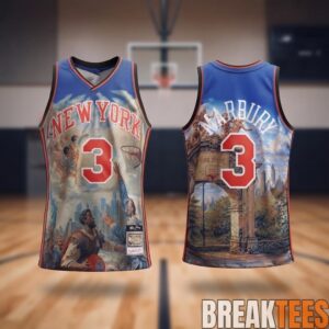 New York Stephon Marbury Number 3 Special Basketball Jersey