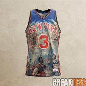 New York Stephon Marbury Number 3 Special Basketball Jersey 1