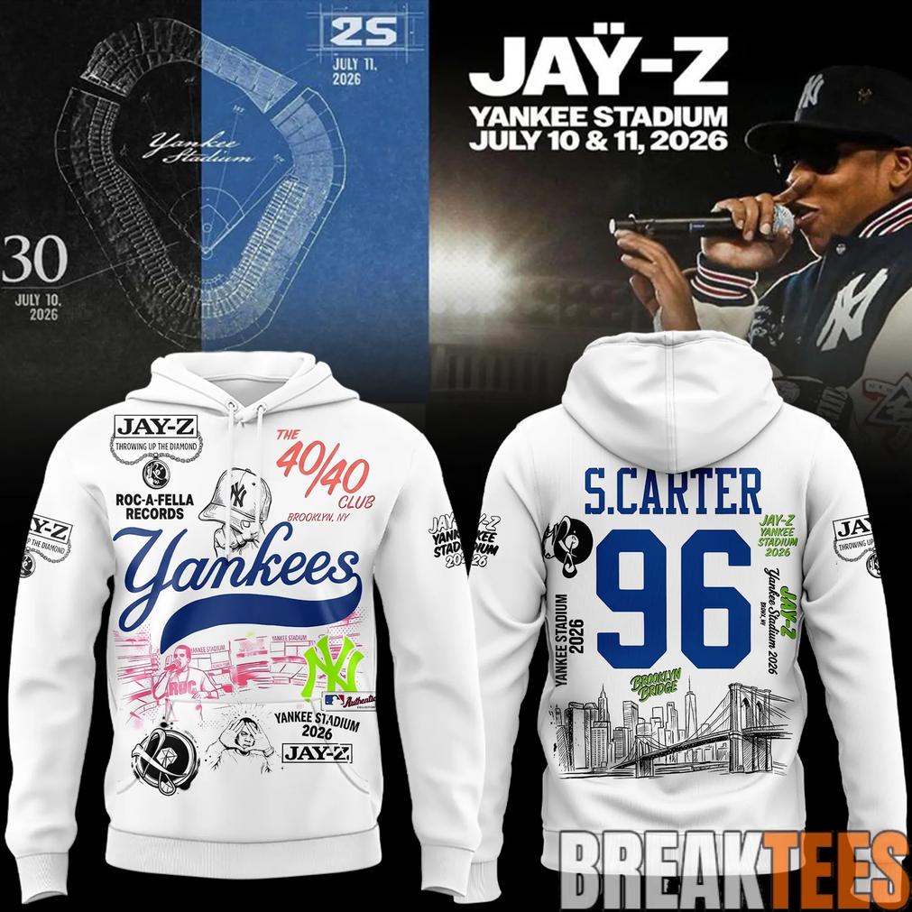New York Yankees x Jay-Z At Yankee Stadium 2026 Edition Hoodie New York Yankees x Jay-Z At Yankee Stadium 2026 Edition Hoodie