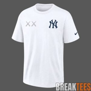 New York Yankees x KAWS 2026 Special White Shirt 1 New York Yankees x KAWS 2026 Special White Shirt 1