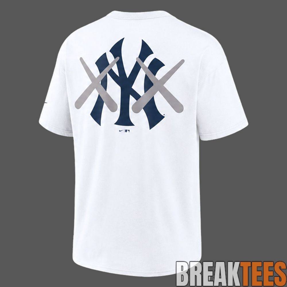 New York Yankees x KAWS 2026 Special White Shirt New York Yankees x KAWS 2026 Special White Shirt