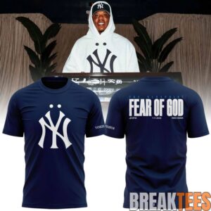 New York Yankees x x Jay-Z Fear Of God 2026 Special Navy Shirt