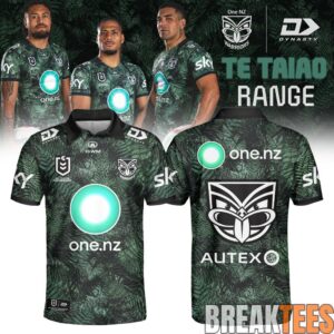 New Zealand Warriors 2026 Te Taiao Range Edition Polo
