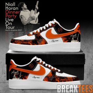 Niall Horan Dinner Party Live On Tour 2026-2027 Signature Custom Air Force 1 Shoes 1
