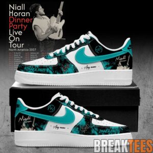 Niall Horan Dinner Party Live On Tour 2026-2027 Signature Custom Air Force 1 Shoes 3