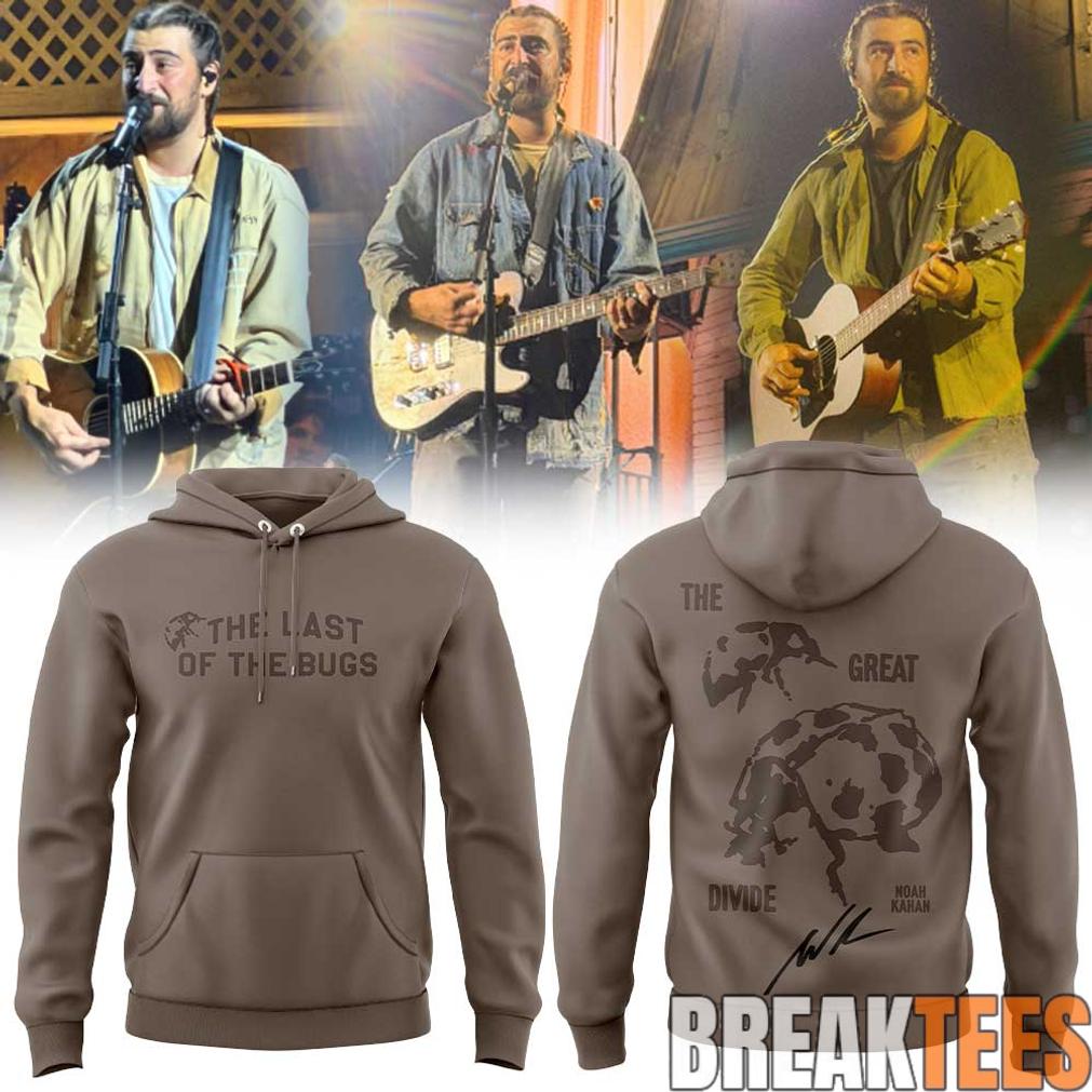 Noah Kahan The Great Divide The Last of The Bugs Hoodie Noah Kahan The Great Divide The Last of The Bugs Hoodie
