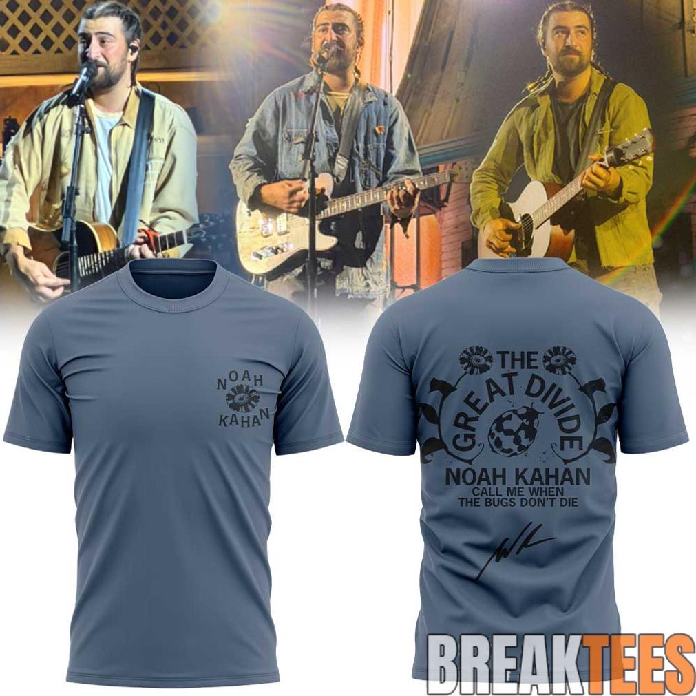 Noah Kahan The Great Divide The Last of The Bugs Shirt Noah Kahan The Great Divide The Last of The Bugs Shirt