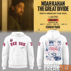 Noah Kahan x Boston Red Sox - The Great Divide Tour 2026 Hoodie 1