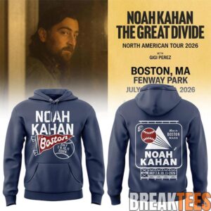 Noah Kahan x Boston Red Sox - The Great Divide Tour 2026 Hoodie 2