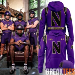 Northwestern Wildcats Football New 2026 Hoodie