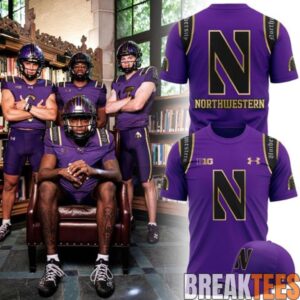 Northwestern Wildcats Football New 2026 Shirt 1