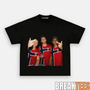 Norway Team Classic Soccer Supporter Graphic Tee