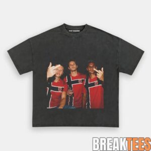 Norway Team Classic Soccer Supporter Graphic Tee 1 Norway Team Classic Soccer Supporter Graphic Tee 1