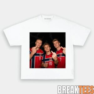 Norway Team Nordic Soccer Supporter Graphic Tee 2