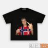 Norway Team Nordic Soccer Supporter Graphic Tee