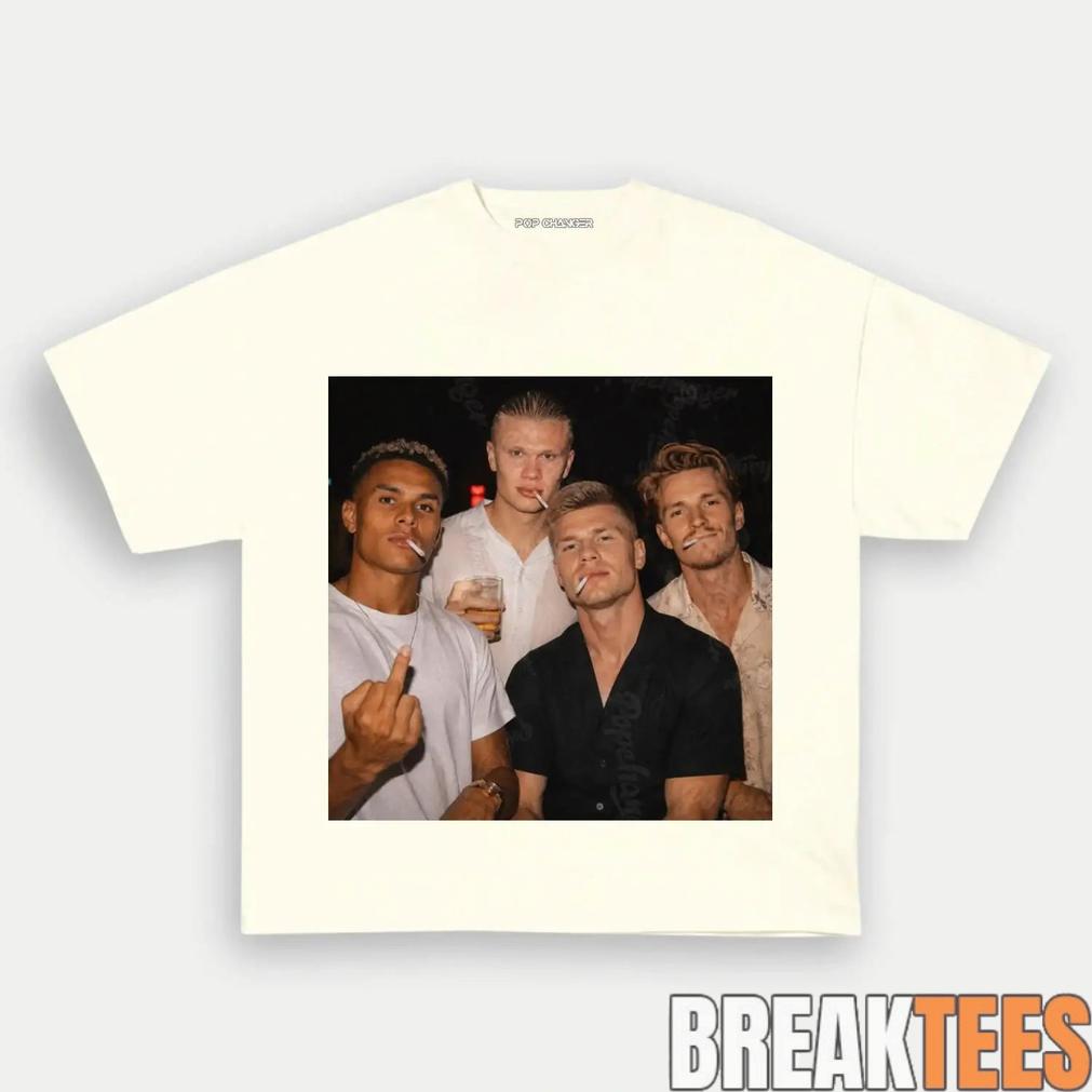 Norway Team Premium Football Supporter Graphic Tee Norway Team Premium Football Supporter Graphic Tee