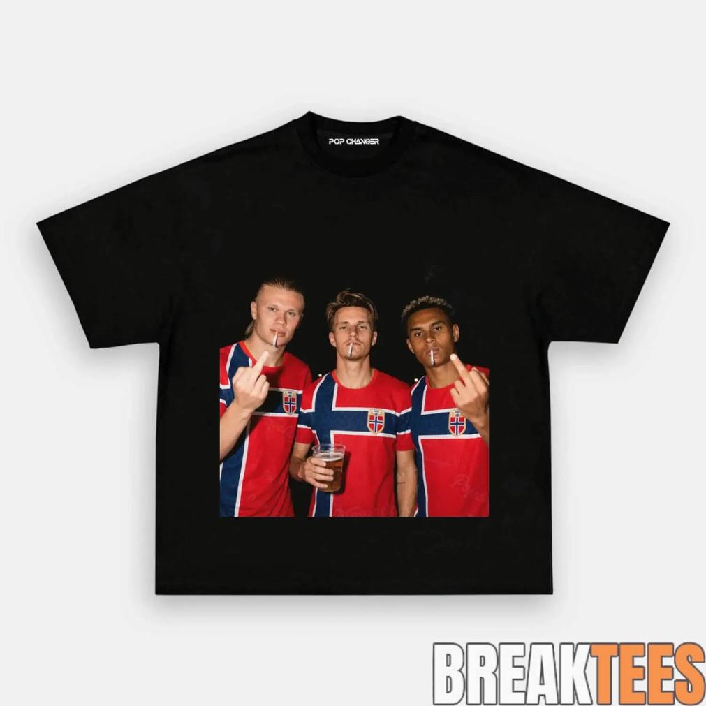 Norway Team Retro Norway Football Fan T-Shirt Norway Team Retro Norway Football Fan T-Shirt