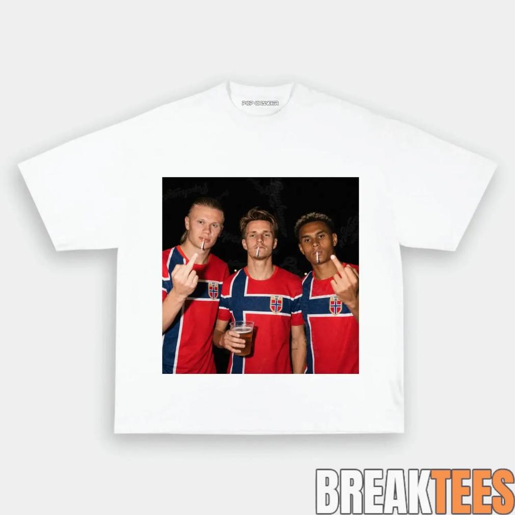 Norway Team Retro Norway Football Fan T-Shirt Norway Team Retro Norway Football Fan T-Shirt