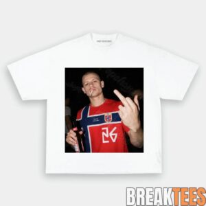 Norway Team Retro Scandinavian Football Fan Tee 2 Norway Team Retro Scandinavian Football Fan Tee 2