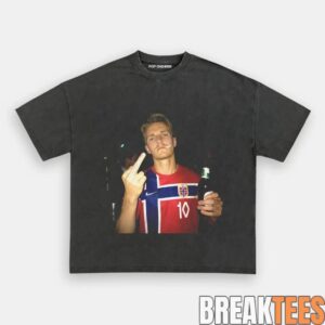 Norway Team Retro Soccer Supporter T-Shirt 1
