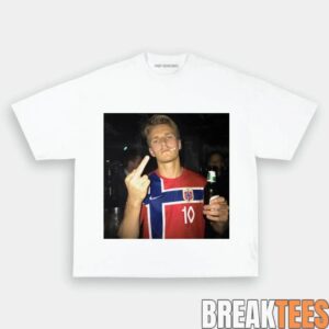 Norway Team Retro Soccer Supporter T-Shirt 2