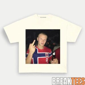 Norway Team Style Football Fan Graphic Shirt 3