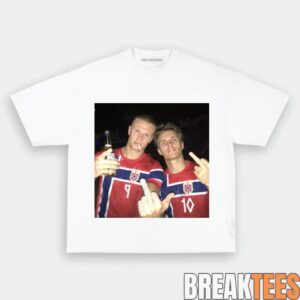 Norway Team Vintage Football Fan Graphic Shirt 2 Norway Team Vintage Football Fan Graphic Shirt 2