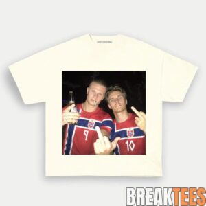 Norway Team Vintage Football Fan Graphic Shirt 3 Norway Team Vintage Football Fan Graphic Shirt 3