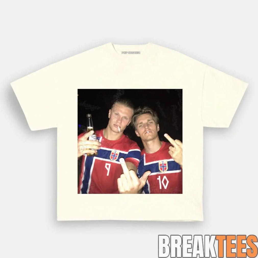 Norway Team Vintage Football Fan Graphic Shirt Norway Team Vintage Football Fan Graphic Shirt