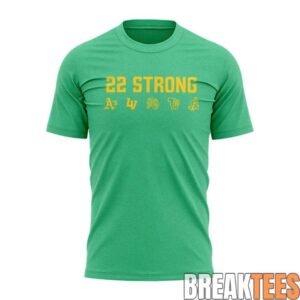 Oakland Athletics A's Ryan Lasko '22 STRONG' T-Shirt 1 Oakland Athletics A's Ryan Lasko '22 STRONG' T-Shirt 1