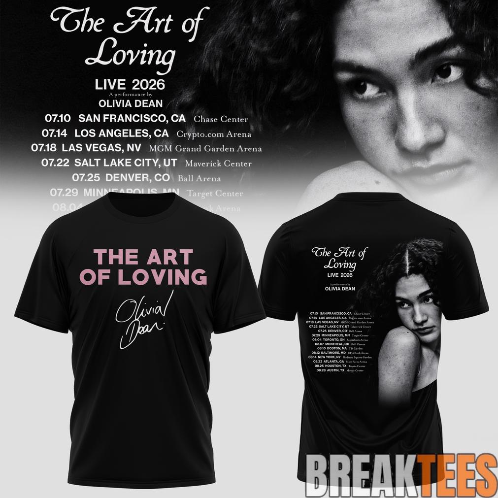 Olivia Dean The Art of Loving 2026 Shirt Olivia Dean The Art of Loving 2026 Shirt