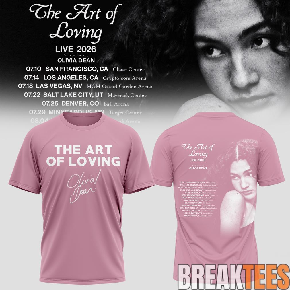 Olivia Dean The Art of Loving 2026 Shirt Olivia Dean The Art of Loving 2026 Shirt