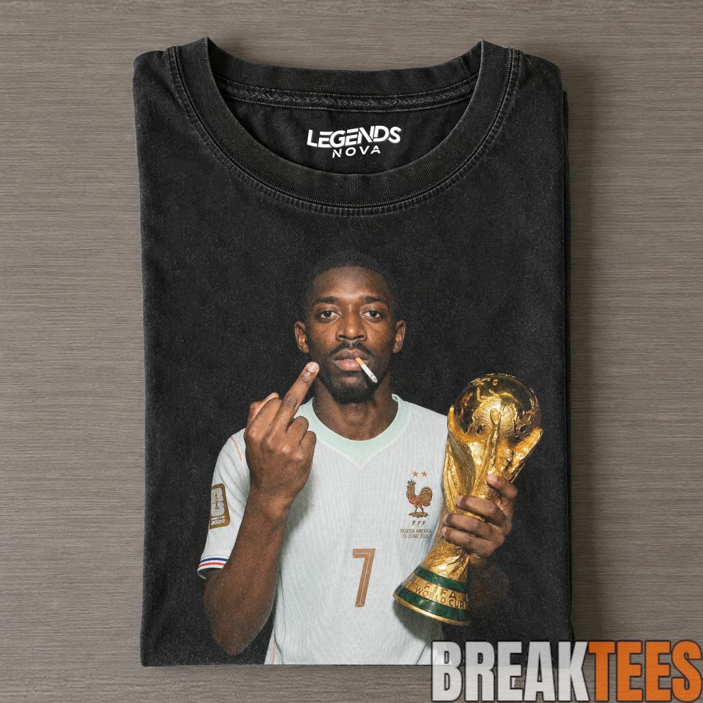 Ousmane Dembélé 2026 France Team Smoke Tee Ousmane Dembélé 2026 France Team Smoke Tee