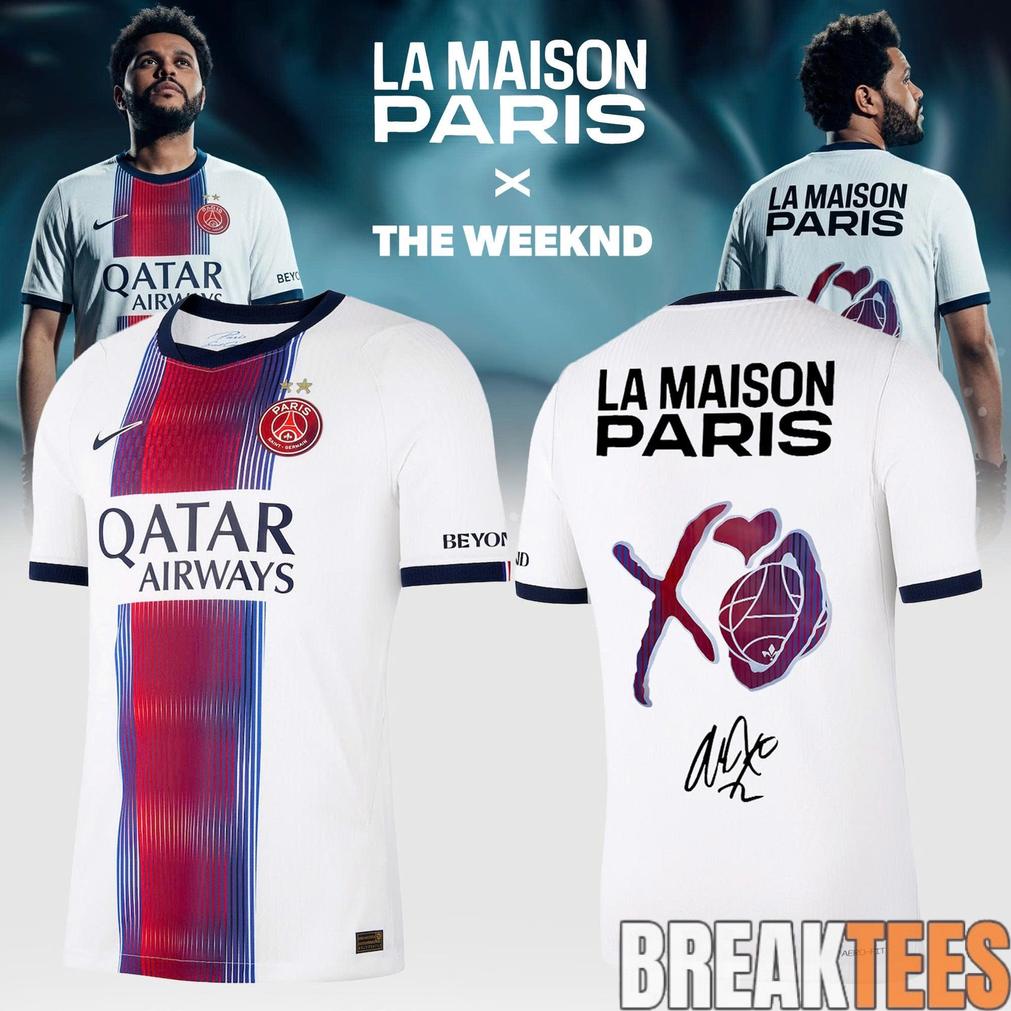 PSG x The Weeknd La Maison Paris Special Jersey PSG x The Weeknd La Maison Paris Special Jersey